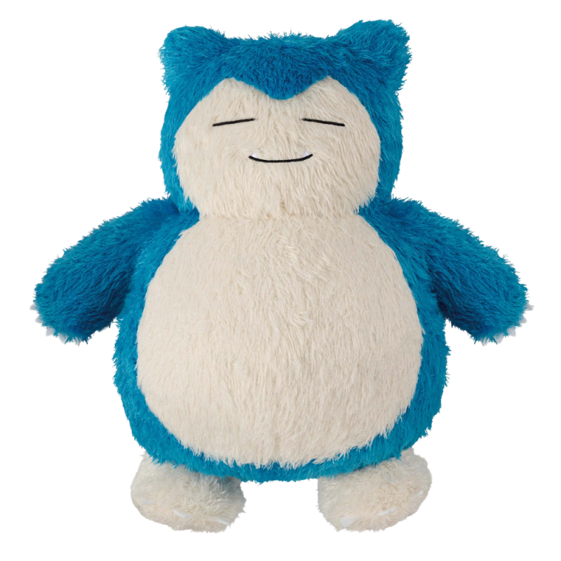 Pokemon Snorlax Fuzzy Plushie 16 Inches BIG Size Bandai