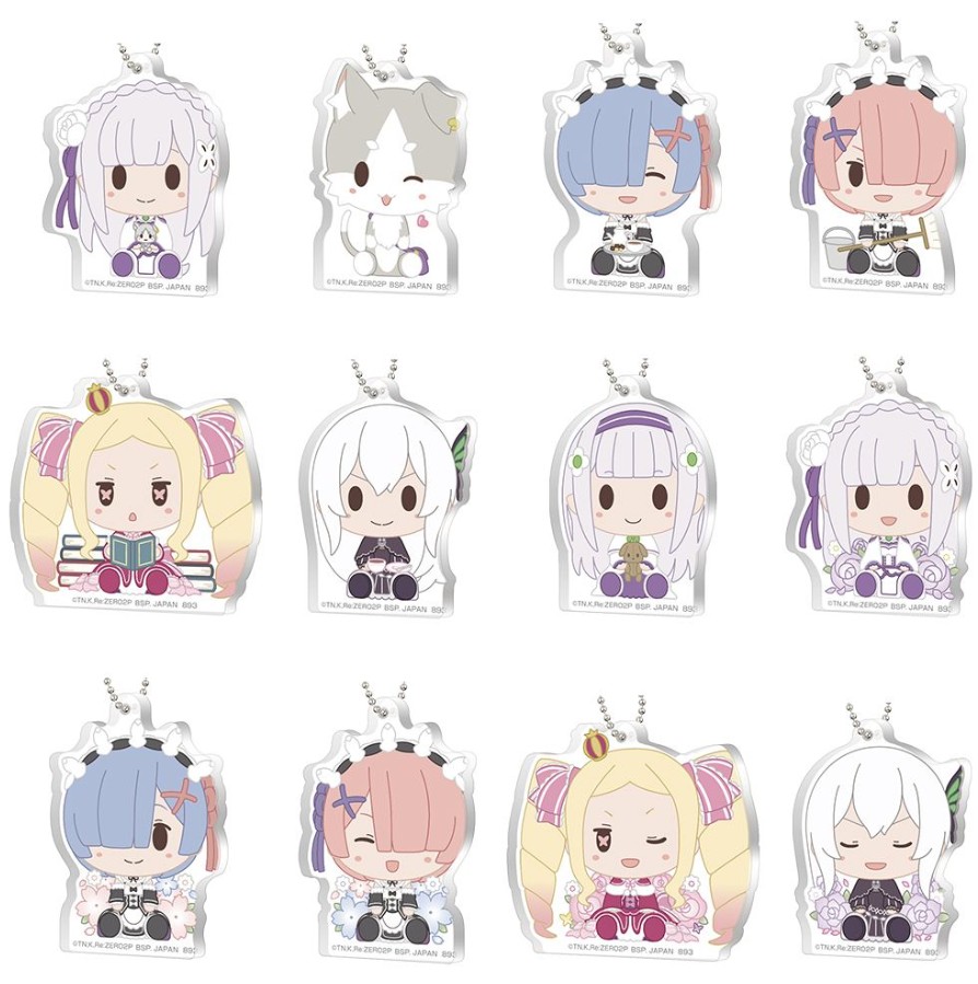 Re: Zero - Starting Life in Another World, Ichiban Kuji F Prize - Acrylic Keychain Random Blind Box
