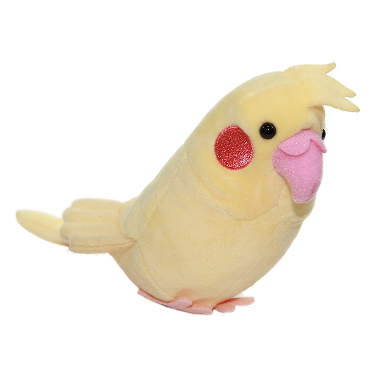 Cockatiel Plush Doll, Cute Birds Collection, Stuffed Animal Toy, Yellow, 6 Inches