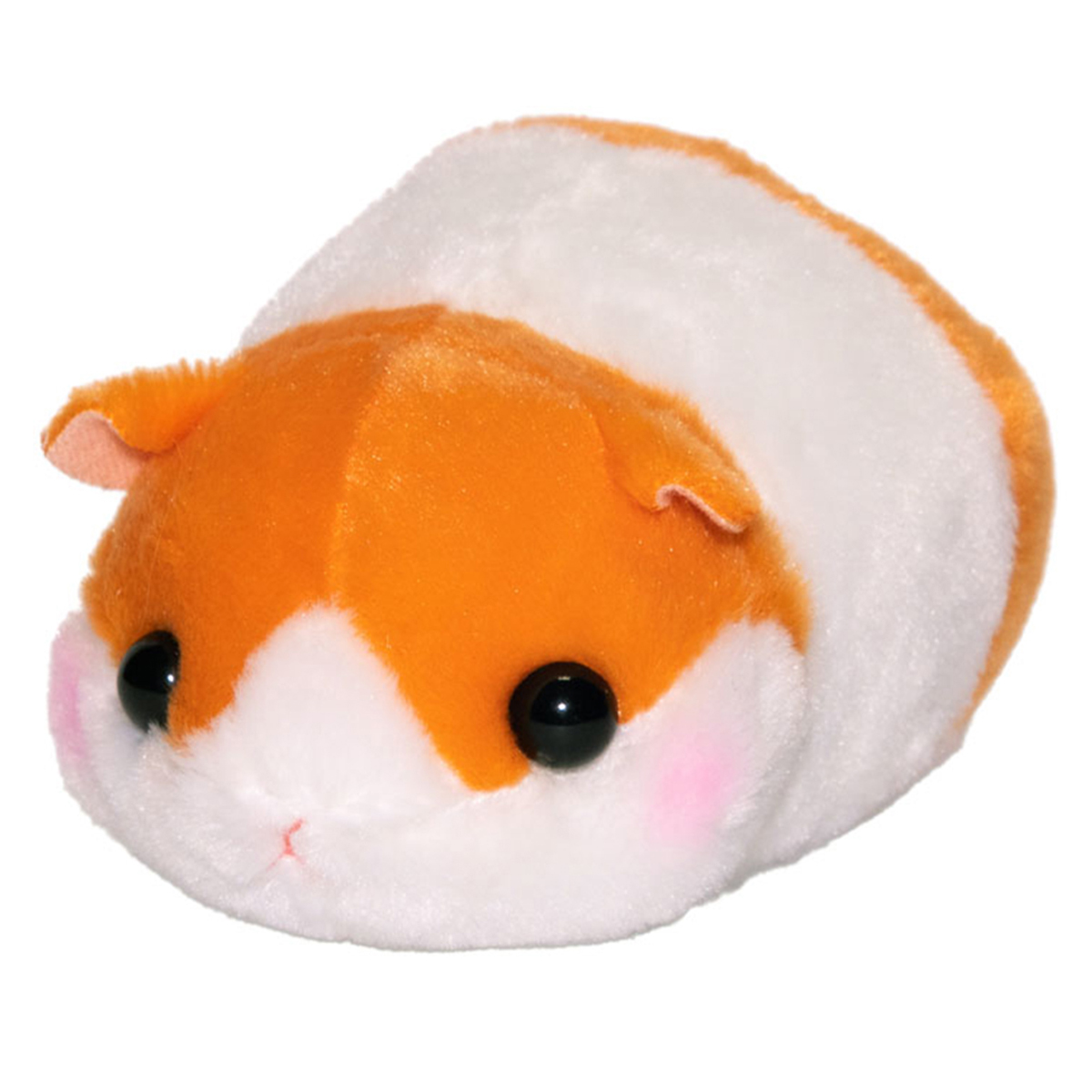 Hamster Plush Doll Orange/White 6 Inches