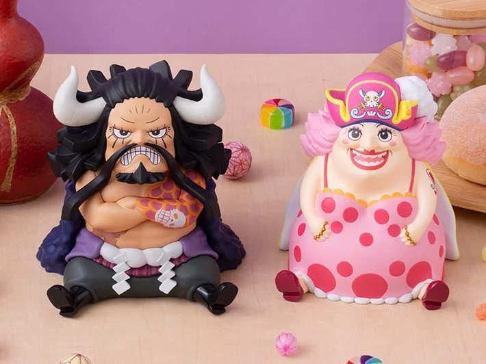 Kaido the Beast & Big Mom Figure Set Look Up Series One Piece Megahouse