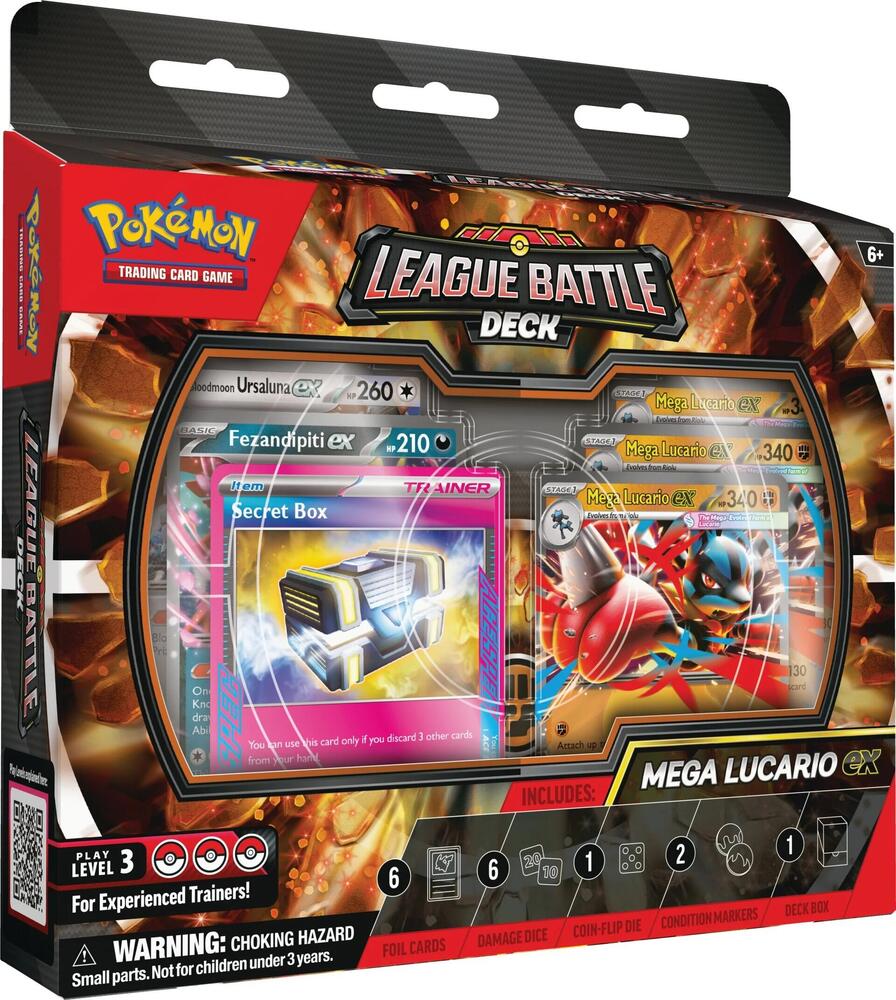 Pokemon Trading Card Game - Mega Lucario EX League Battle Deck