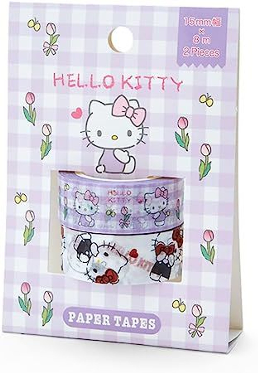 Sanrio Hello Kitty Washi Tape Washi-Tape Pink & Purple Set of 2