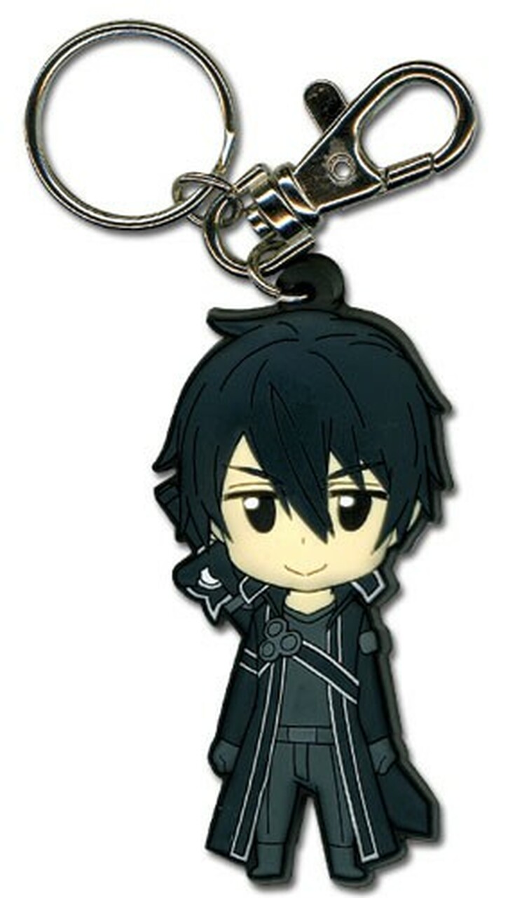 Sword Art Online Kirito PVC Keychain Figure