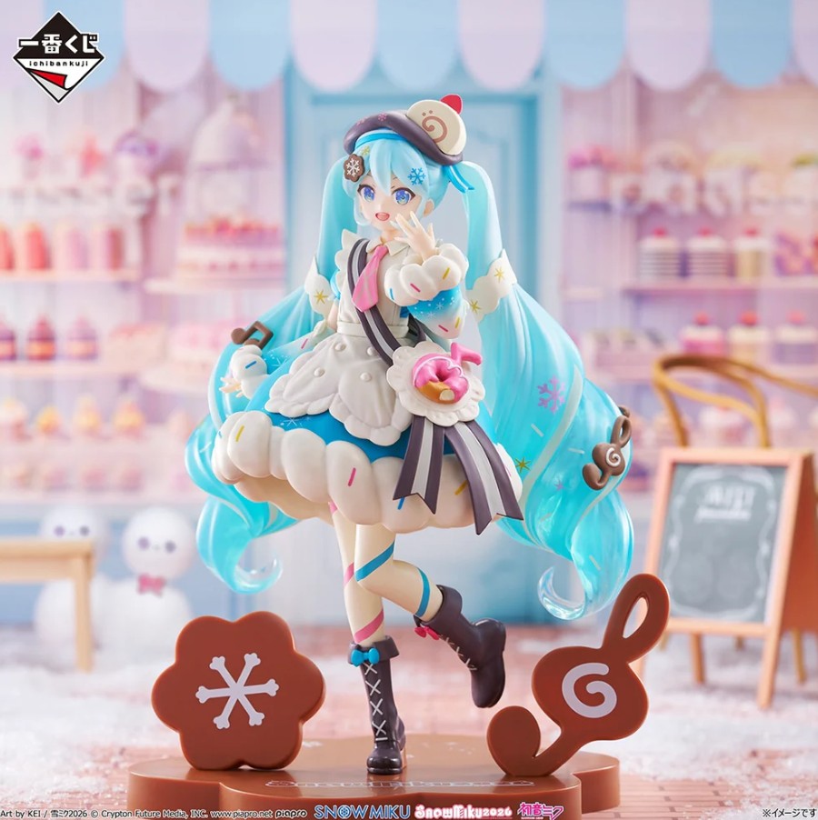 Hatsune Miku Figure, Snow Miku 2026, Ichiban Kuji A Prize, Vocaloid, Banpresto
