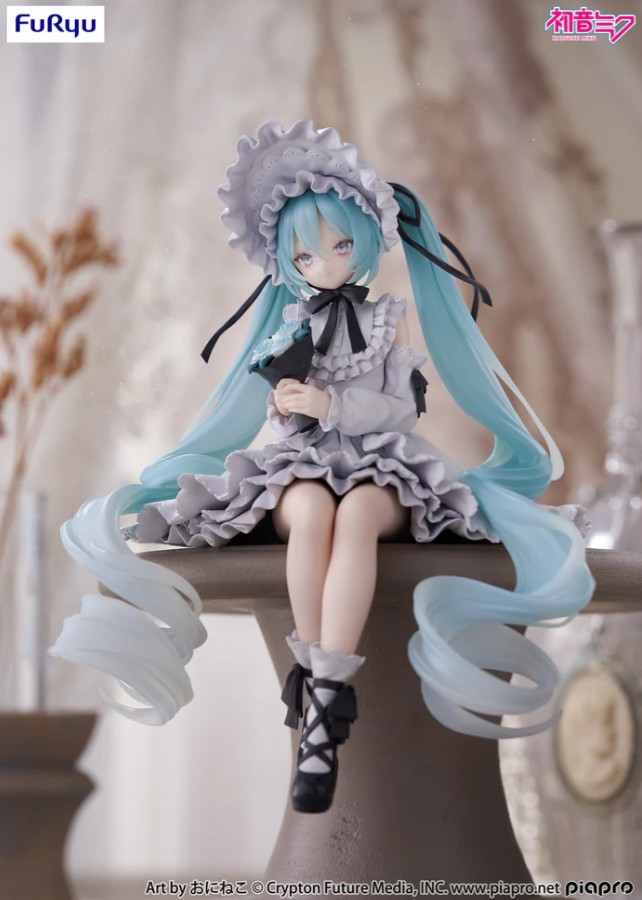 Hatsune Miku Noodle Stopper Figure, Vintage Doll Style, Vocaloid, Furyu