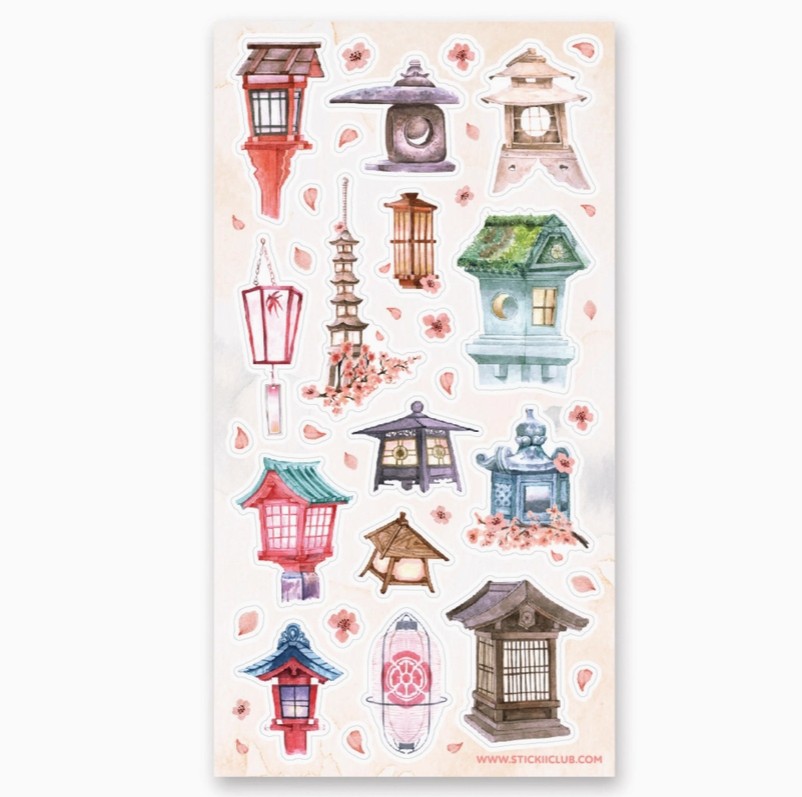 Lovely Lanterns Sticker Sheet