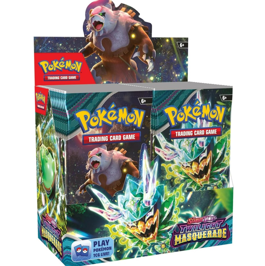 Pokemon Trading Card Game - Scarlet & Violet - Twilight Masquerade Booster Box - 36 packs