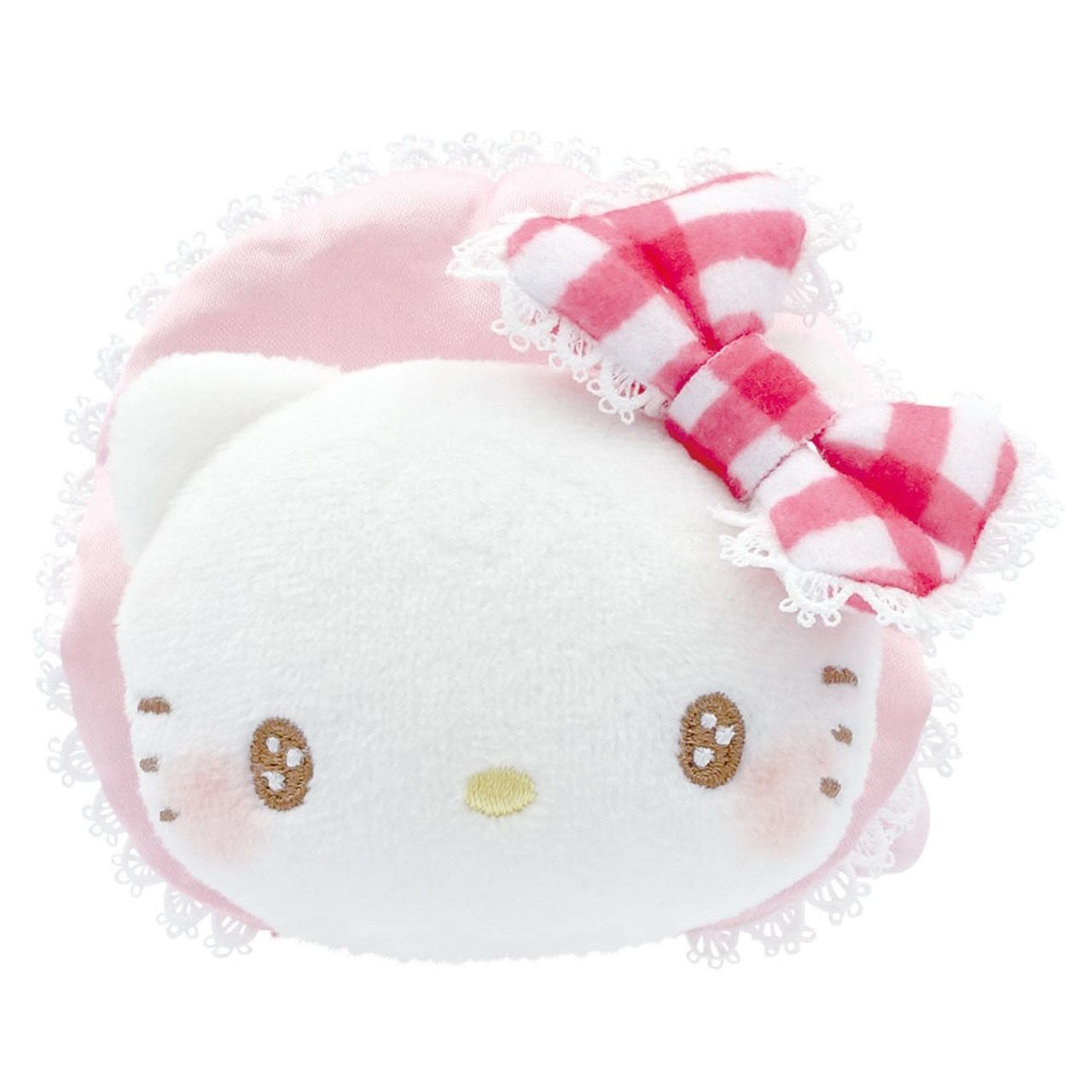 Sanrio Plush Face Pouch Hello Kitty 6 Inches