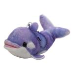 Aquarium Colorful Collection Plush Orca Plush Toy Purple Keychain 4 Inches