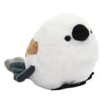 Superb Fairywren Plush Doll, Cute Birds Collection, Stuffed Animal Toy, White, 4 Inches