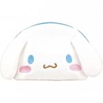 Cinnamoroll Face Shape Pouch Plush Toy, Cosmetic Bag, White, Sanrio