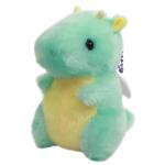 Fantasy Dragon Plushie Soft Stuffed Animal Toy Keychain Aqua Green Small Size 4 Inches