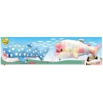 Whale Shark Amuse Dotted Plush Toy Stuffed Animal Rainbow Tie Dye BIG SIZE 29 Inches