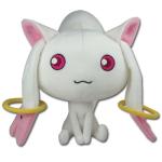Kyubey Plush Doll, Madoka Magica, White, 8 Inches