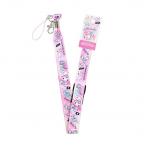 My Melody Rubber Mascot Attached Neck Strap Lanyard Sanrio