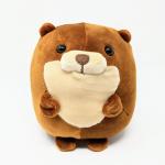 Otter Plush Doll Toy Tachippa!! Standing Super Soft Stuffed Animal Kawauso Dark Brown 5 Inches