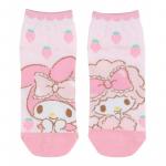 My Melody Womens Socks One Size 23-25cm Pink Kawaii Style Sanrio