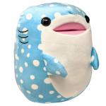 Whale Shark Plush Doll Toy Tachippa!! Standing Super Soft Stuffed Animal Light Blue White 5 Inches