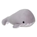 Aquarium Collection Plush Whale Plush Toy Super Soft Stuffed Animal Grey/White Kuzira