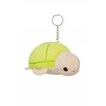 Turtle Plush Keychain, Green, 4 Inches, Amuse