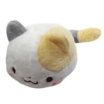 Kawaii Neko Plushie White/Beige/Grey Cat Plush Doll Super Soft Stuffed Animal Standard Size 6