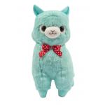 Alpaca Plush Doll, Alpacasso, Teal Green Blue, 13 Inches, BIG Size, Amuse,
