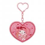 My Melody Acrylic Keychain, Heart Shape, Pink, Sanrio